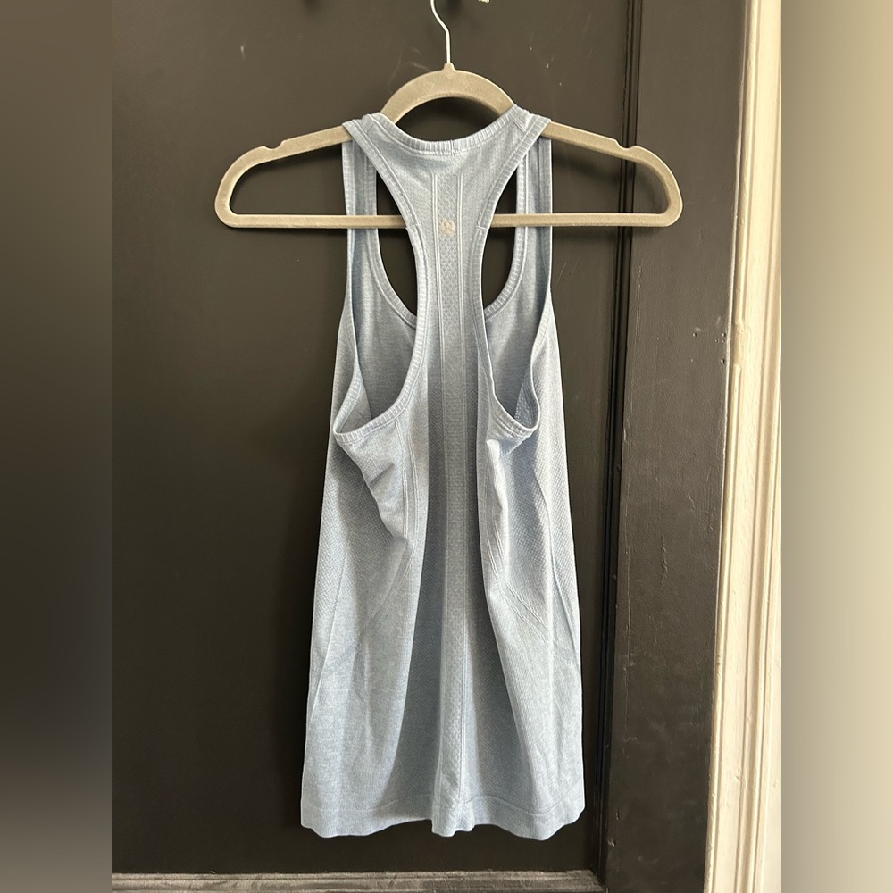 lululemon Light Blue Swifty Tank Top - Picture 2 of 4